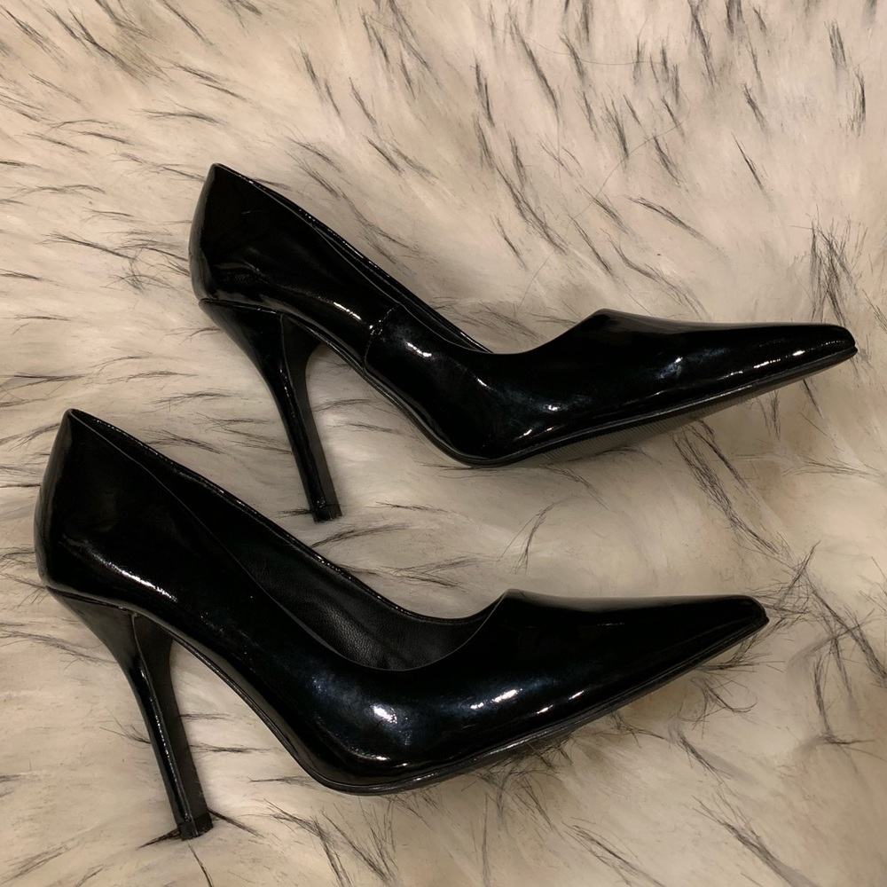 Black Patent Pumps